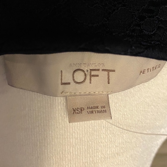 Ann Taylor Loft sleeveless lace blouse shirt top - Picture 5 of 5